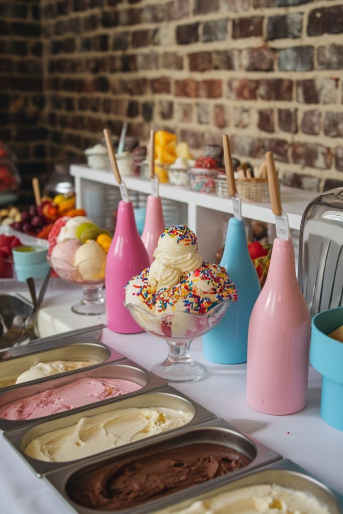 Ice Cream Sundae Bar