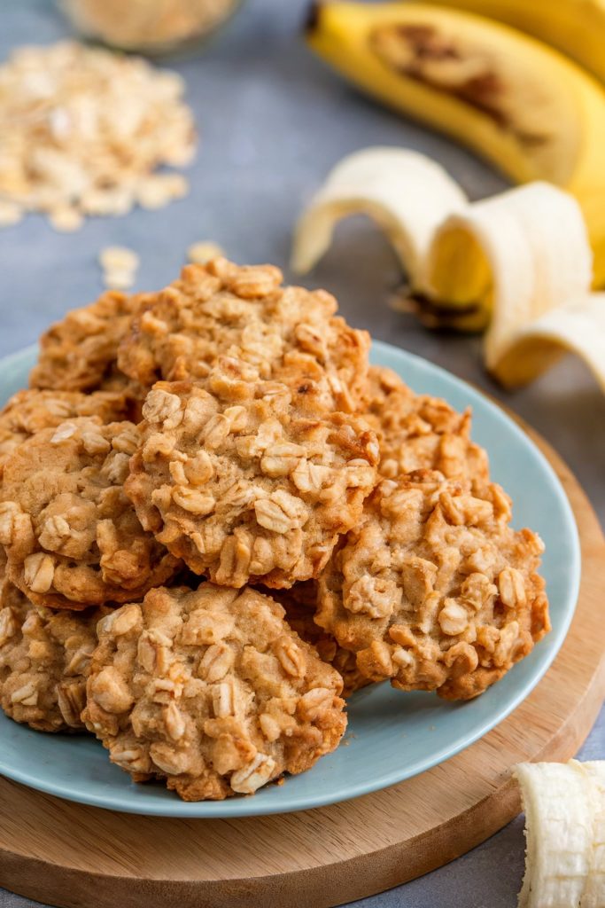Banana Oat Cookies (No Chocolate, No Citrus)