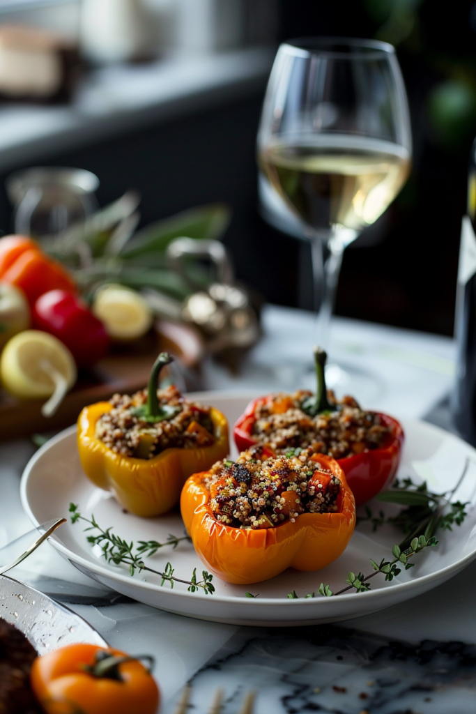 Stuffed Peppers with Turkey and Quinoa