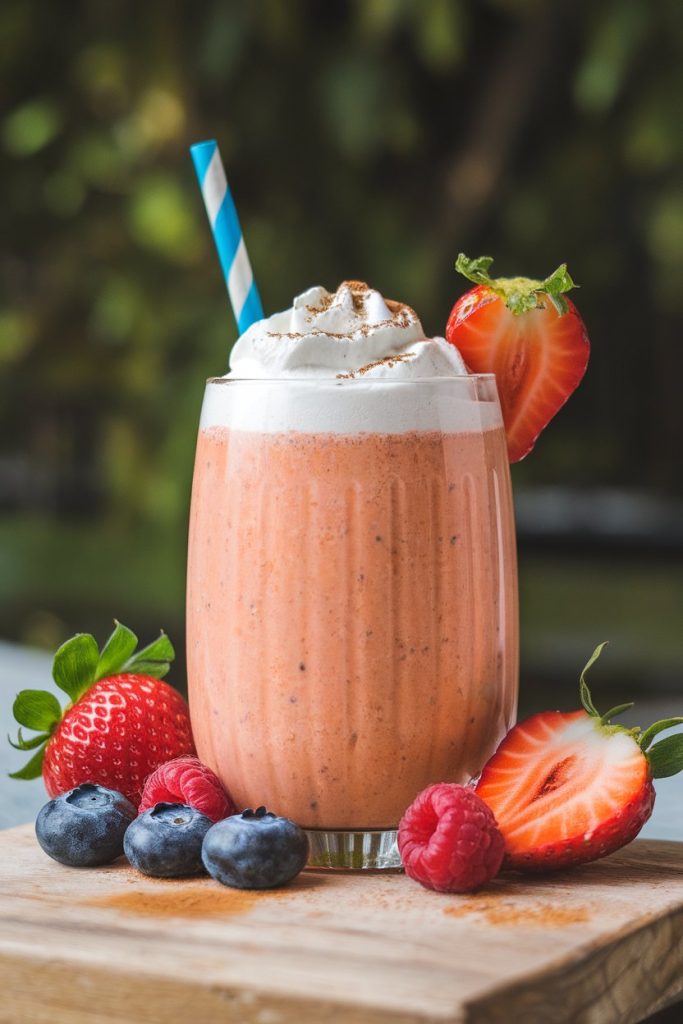Fruit Smoothie with Protein Powder