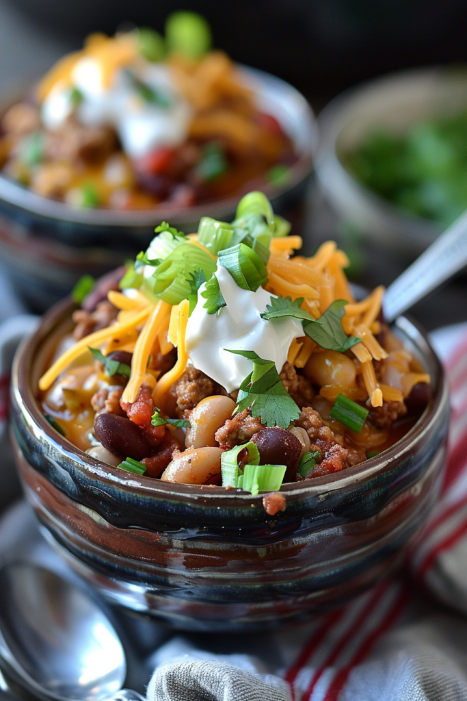 Chili with Beans and Lean Ground Beef