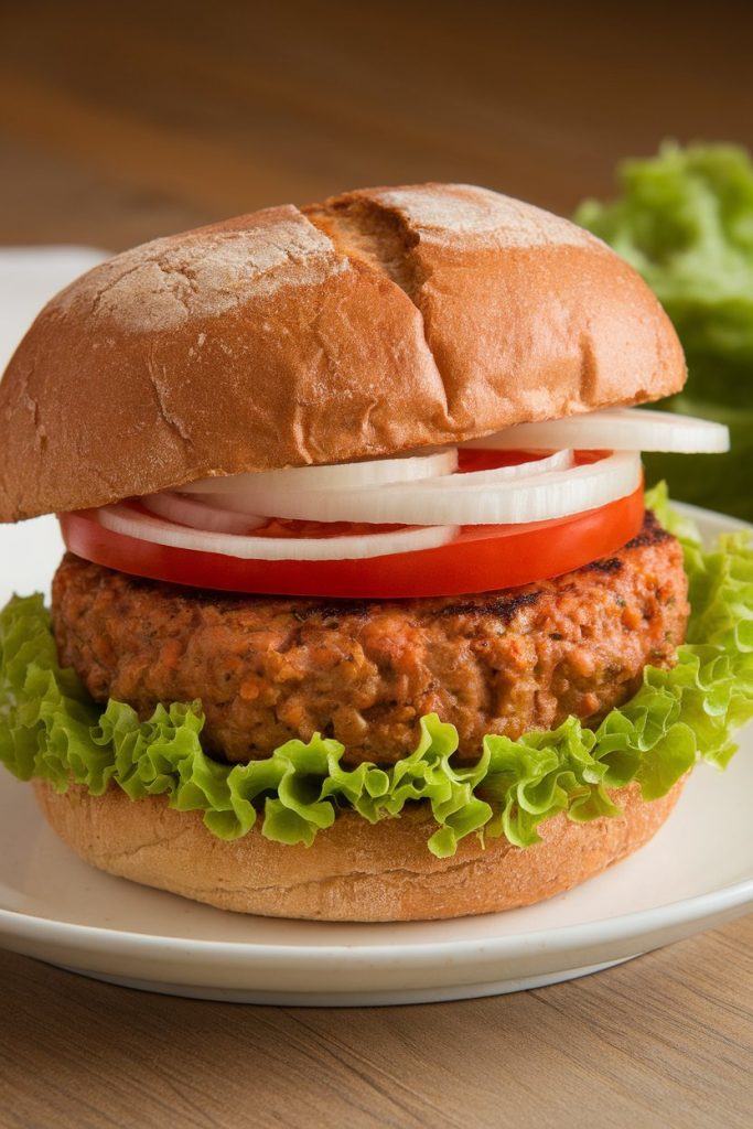 Veggie Burger on Whole Wheat Bun