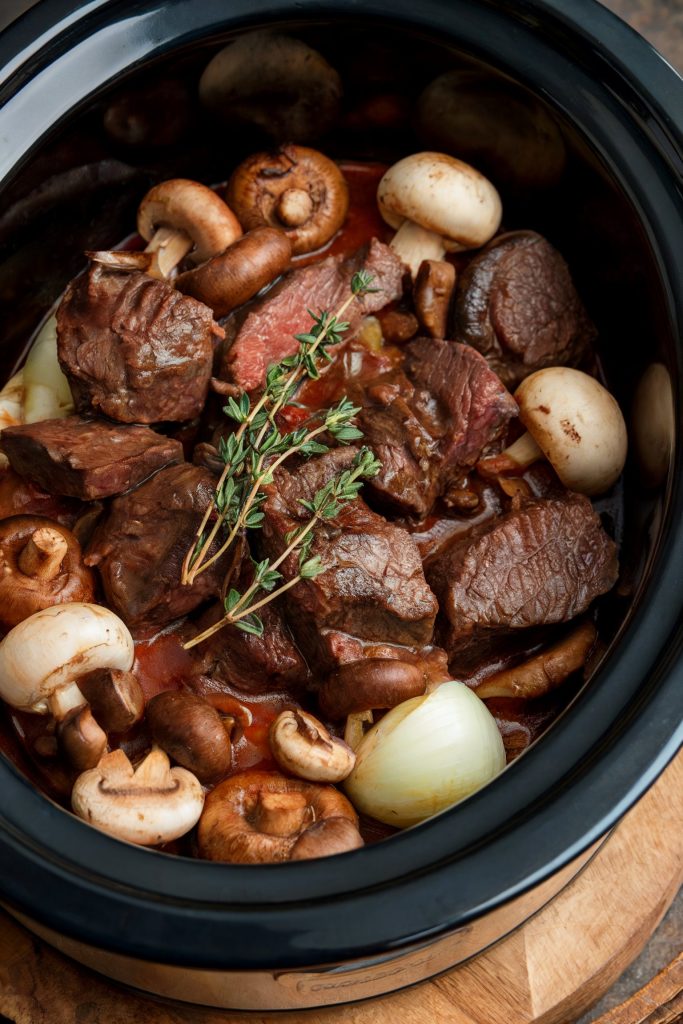 Crockpot Beef Bourguignon