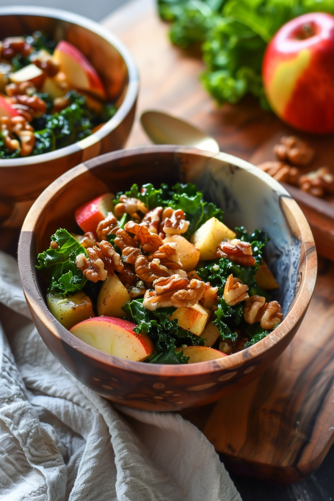 Kale Apple Walnut Bowl