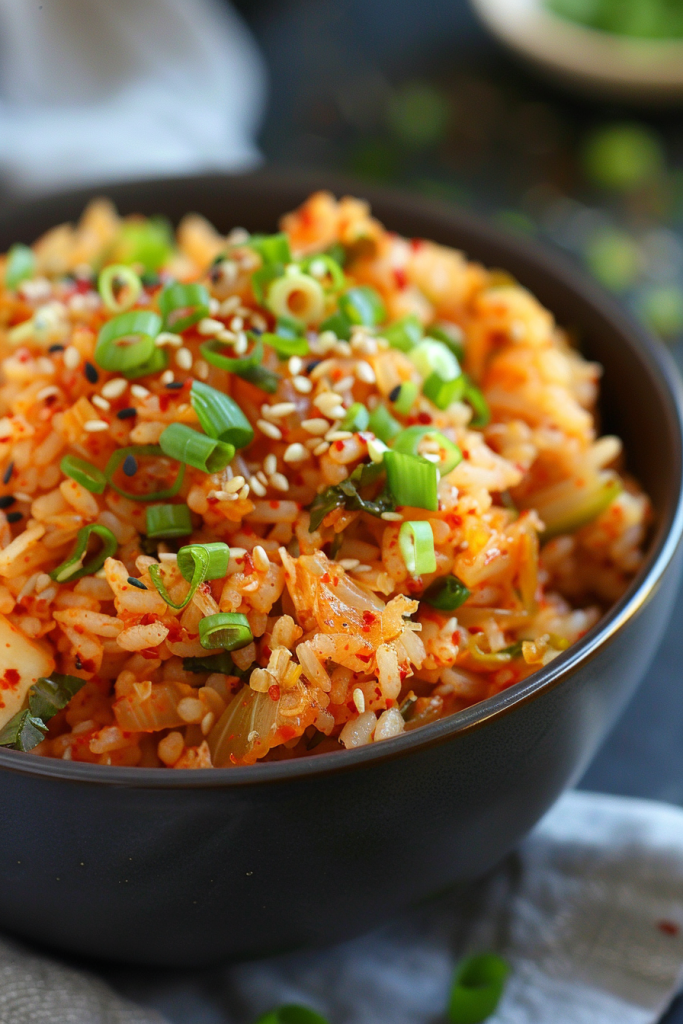 Spicy Kimchi Rice Bowl