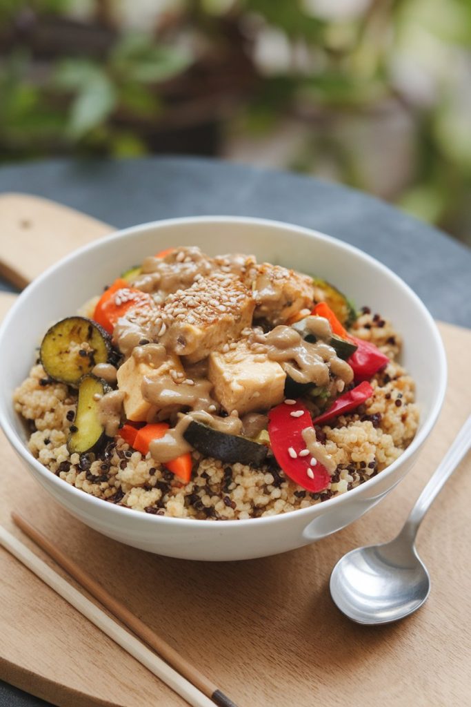 Sesame Ginger Quinoa Bowl