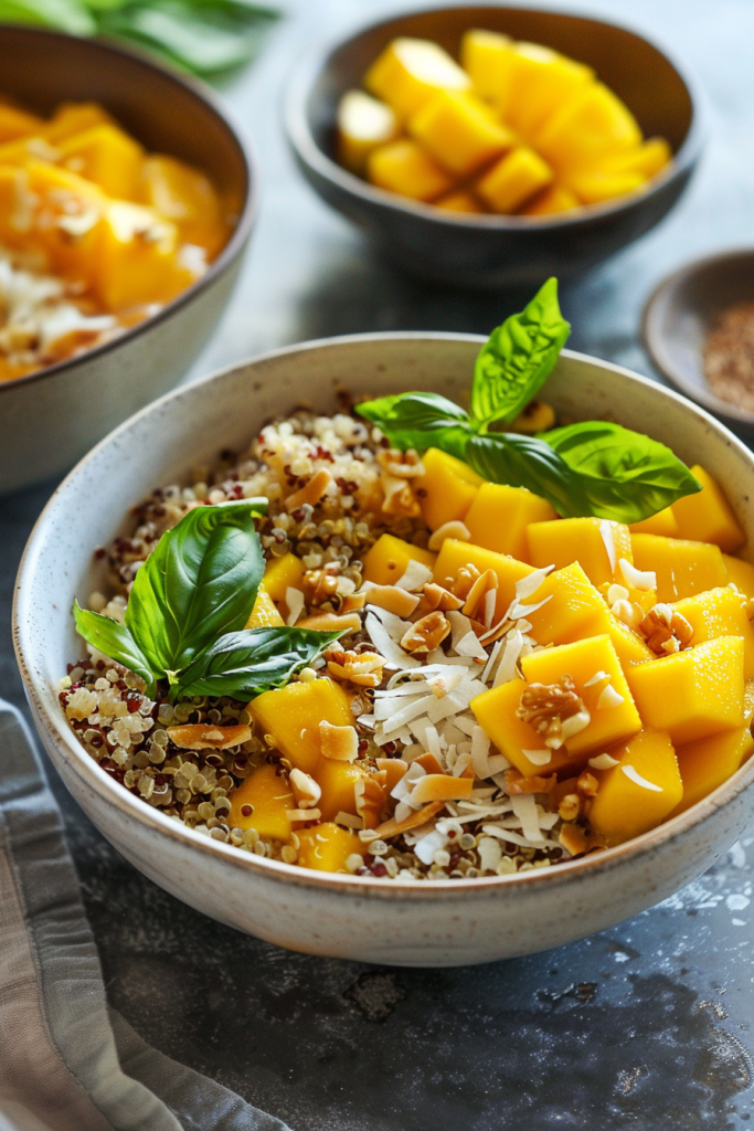 Coconut Mango Quinoa Bowl