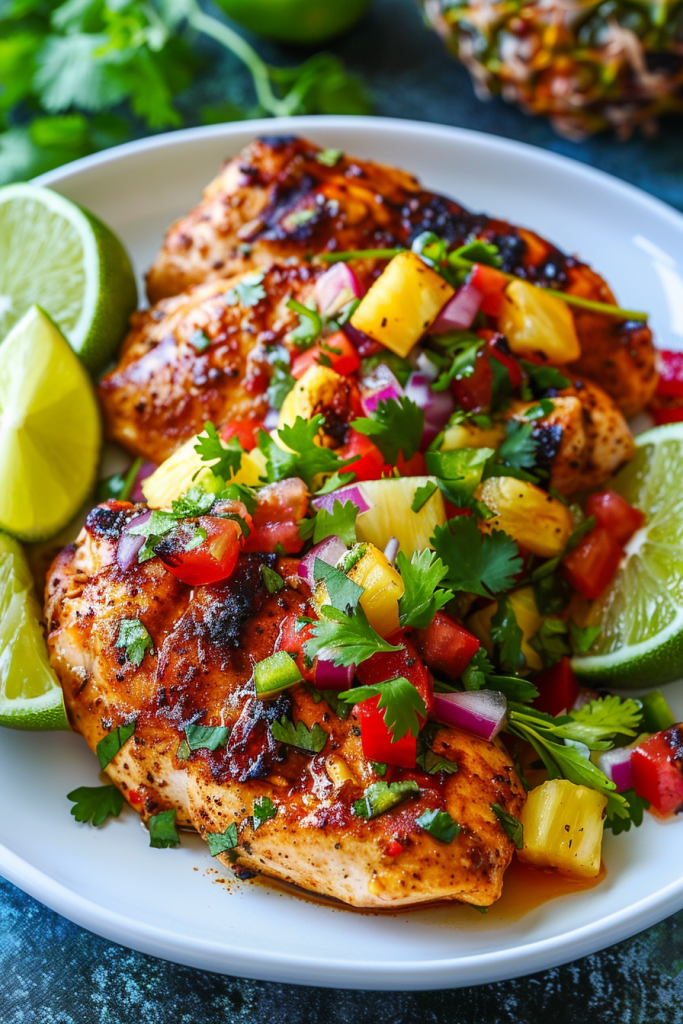 Pineapple Salsa Chicken