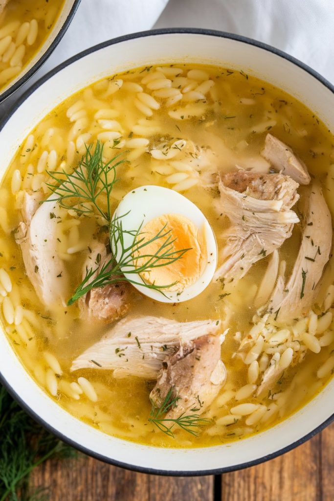 Greek Lemon Chicken Soup