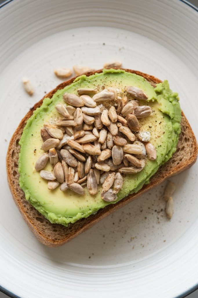 Avocado Toast with Sunflower Seeds