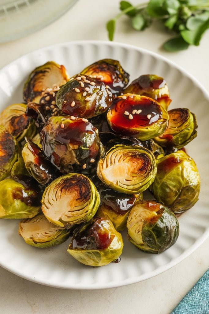 Balsamic Glazed Brussels Sprouts