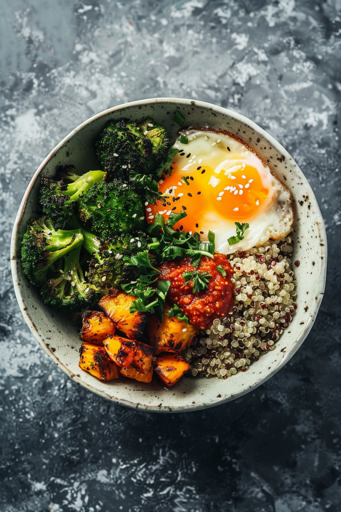Charred Broccoli and Quinoa Bowl