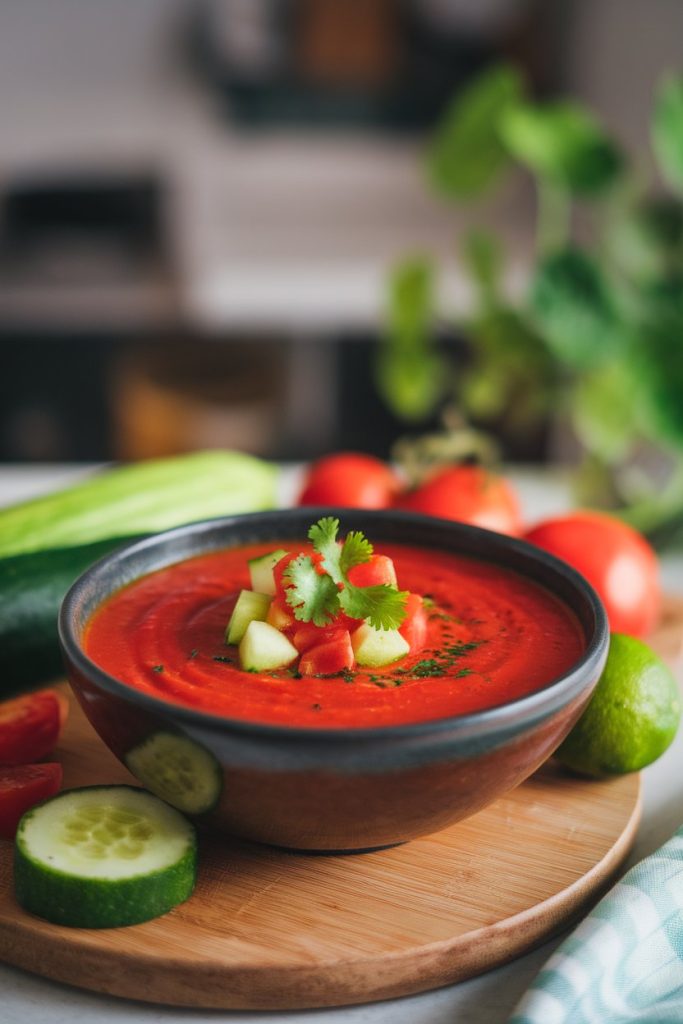 Cucumber and Tomato Gazpacho