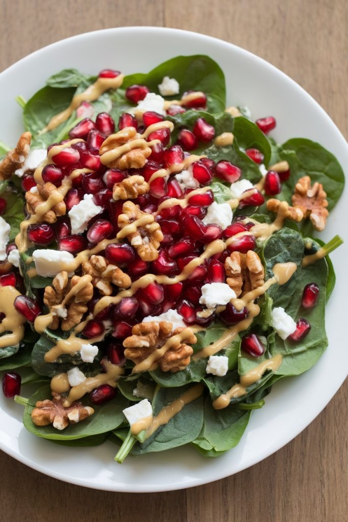 Pomegranate Spinach Salad