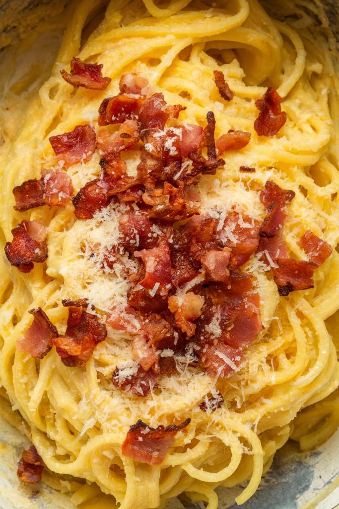 Spaghetti Squash Carbonara
