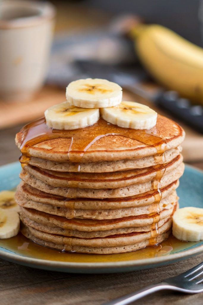 Whole Wheat Banana Pancakes