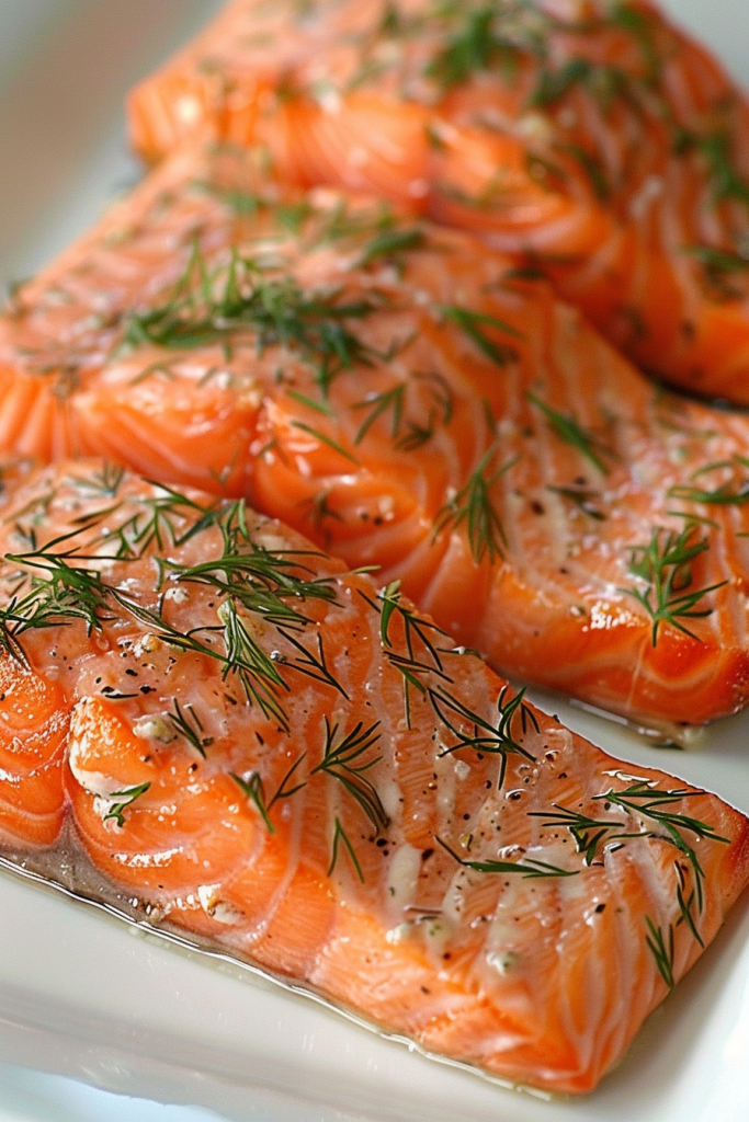 Oven-Baked Salmon with Dill