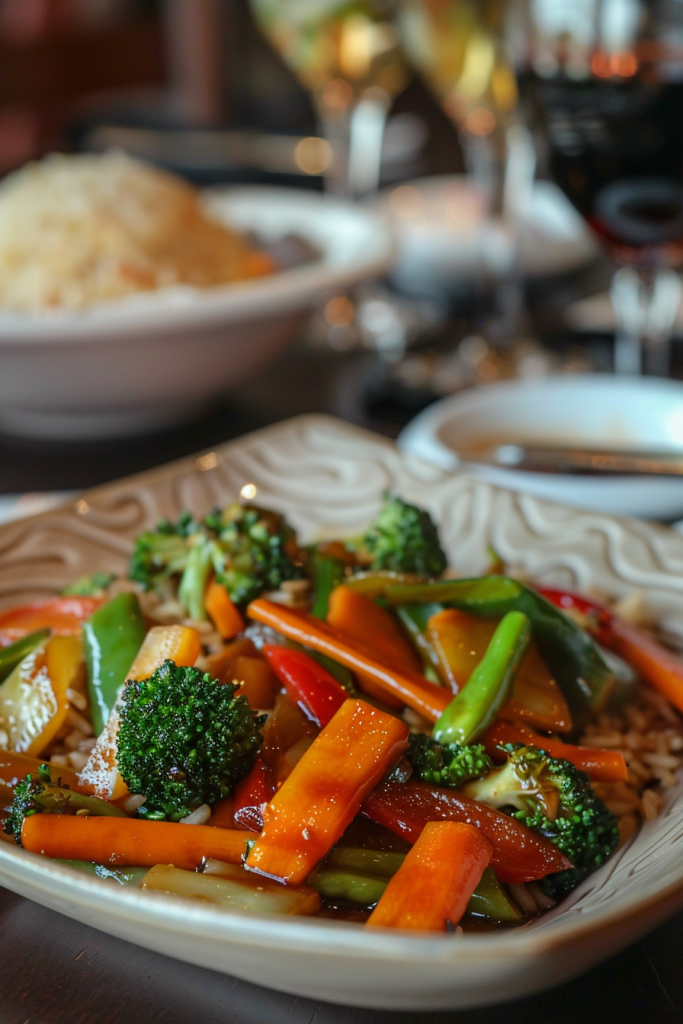 Vegetable Stir-Fry with Brown Rice