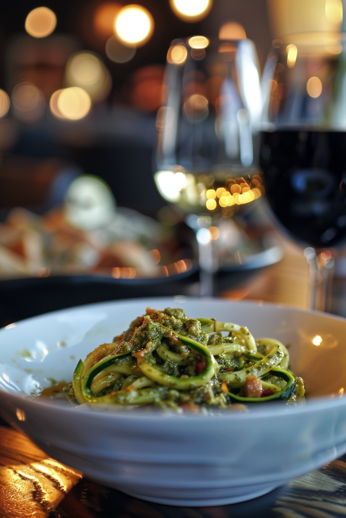 Zucchini Noodles with Pesto