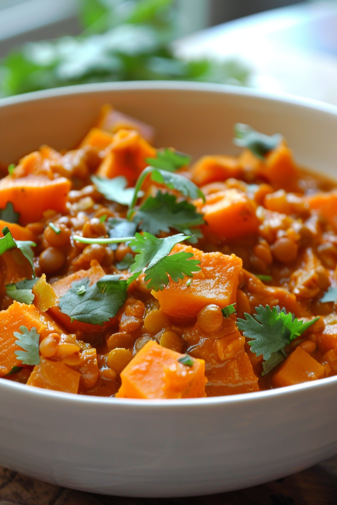 Sweet Potato and Lentil Curry