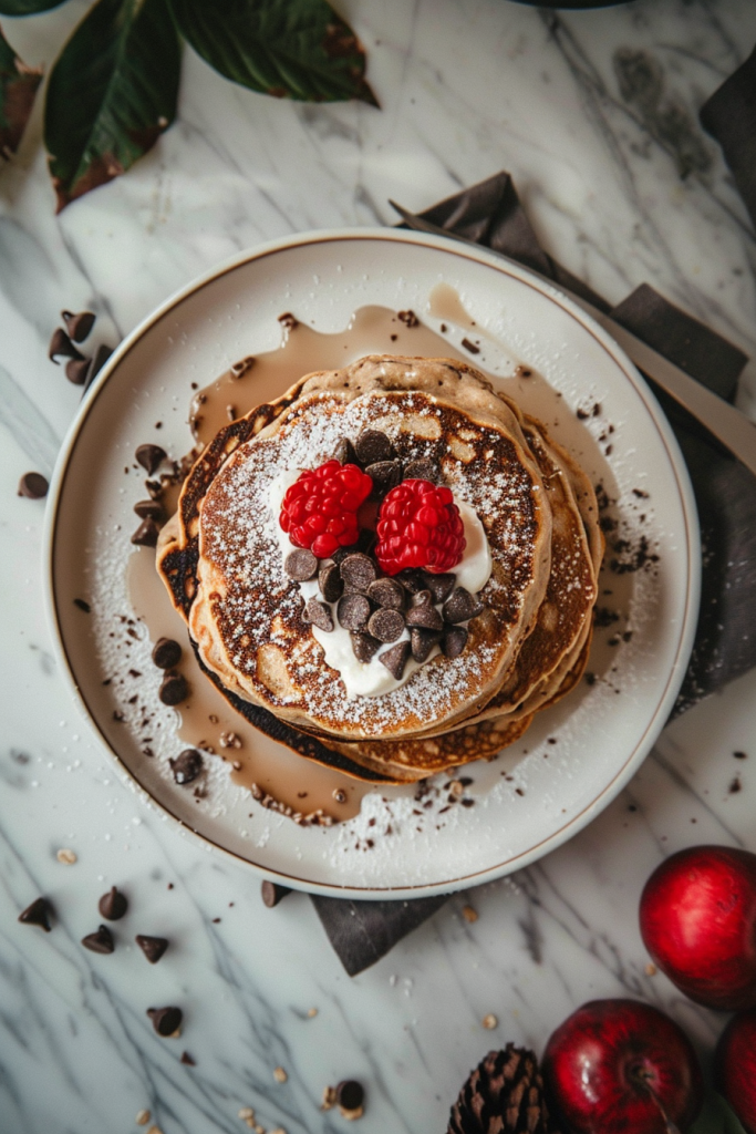 Banana Oatmeal Pancakes