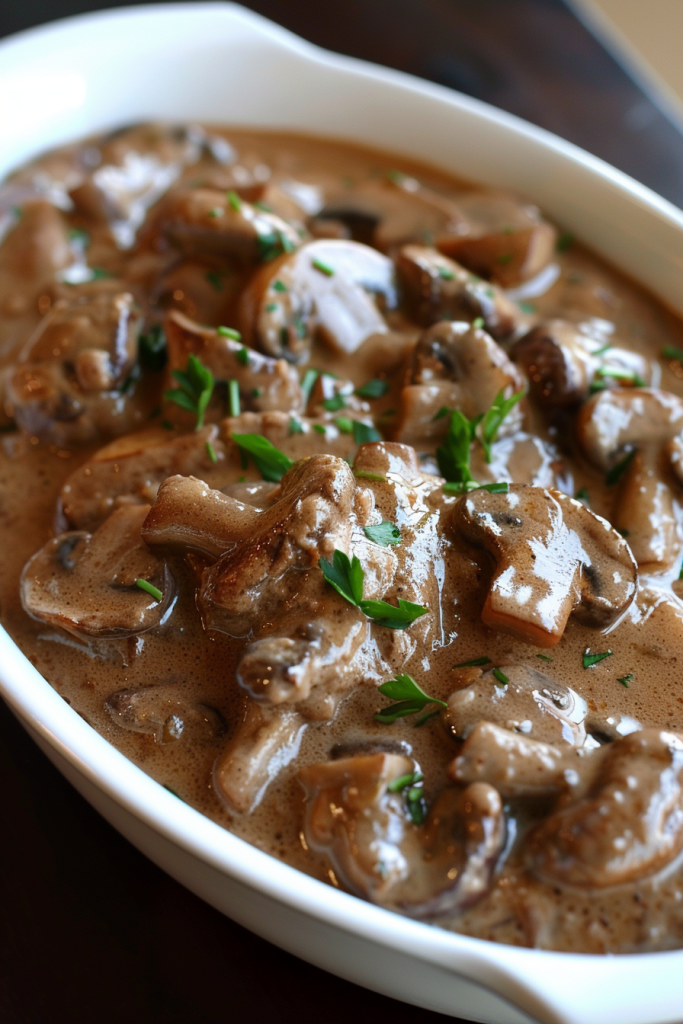 Mushroom Stroganoff