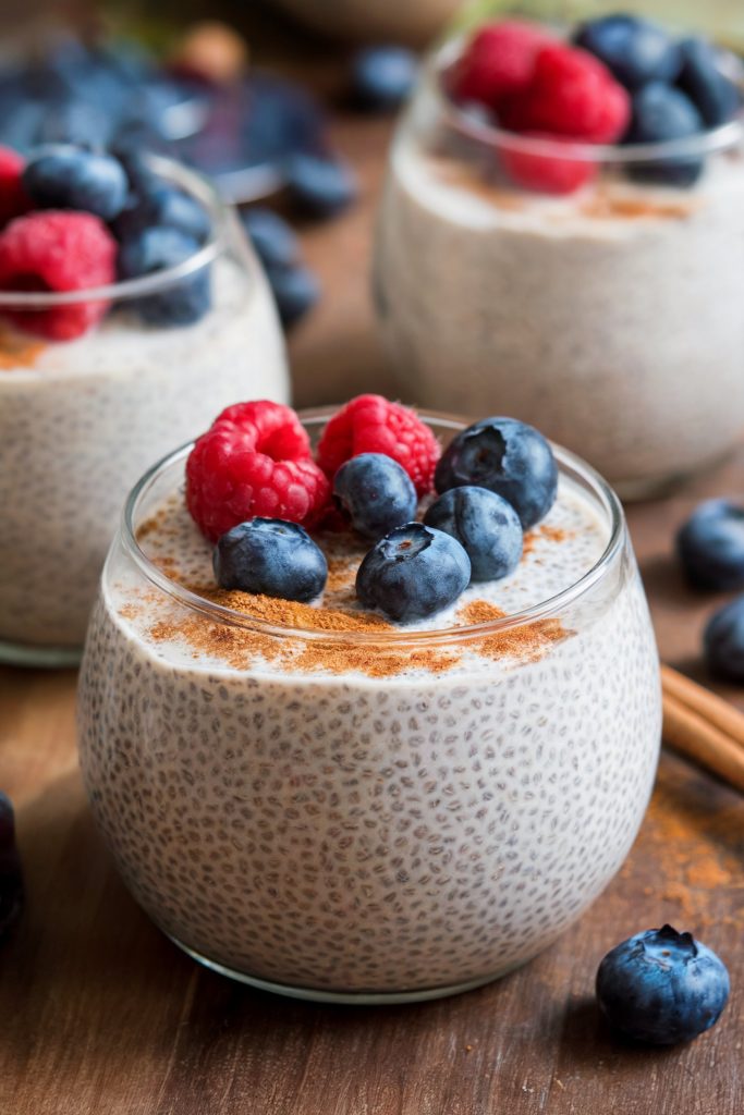 Chia Seed Pudding with Almond Milk