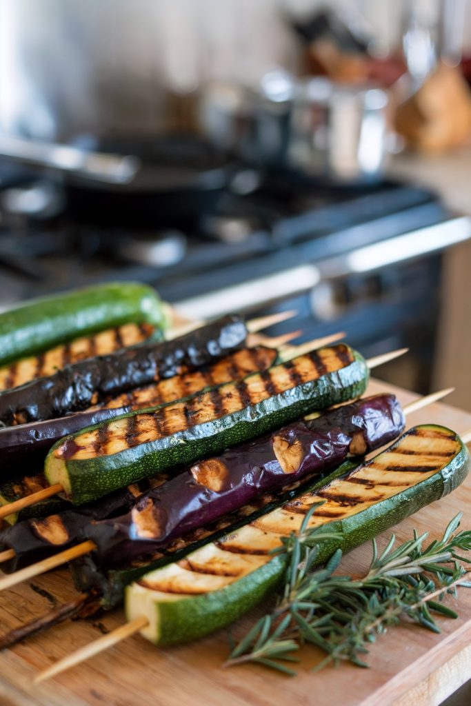Grilled Zucchini and Eggplant