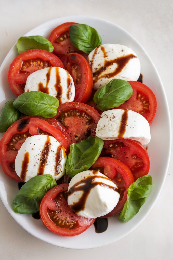 Tomato Basil Mozzarella Salad
