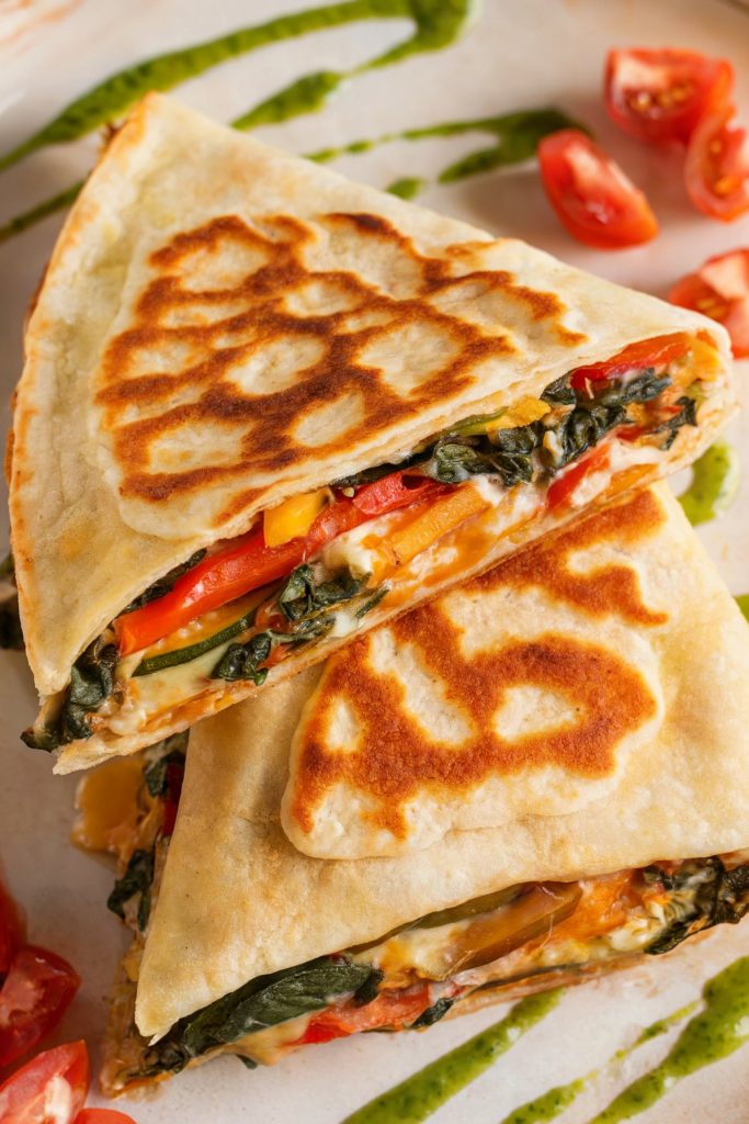 Veggie and Cheese Quesadilla