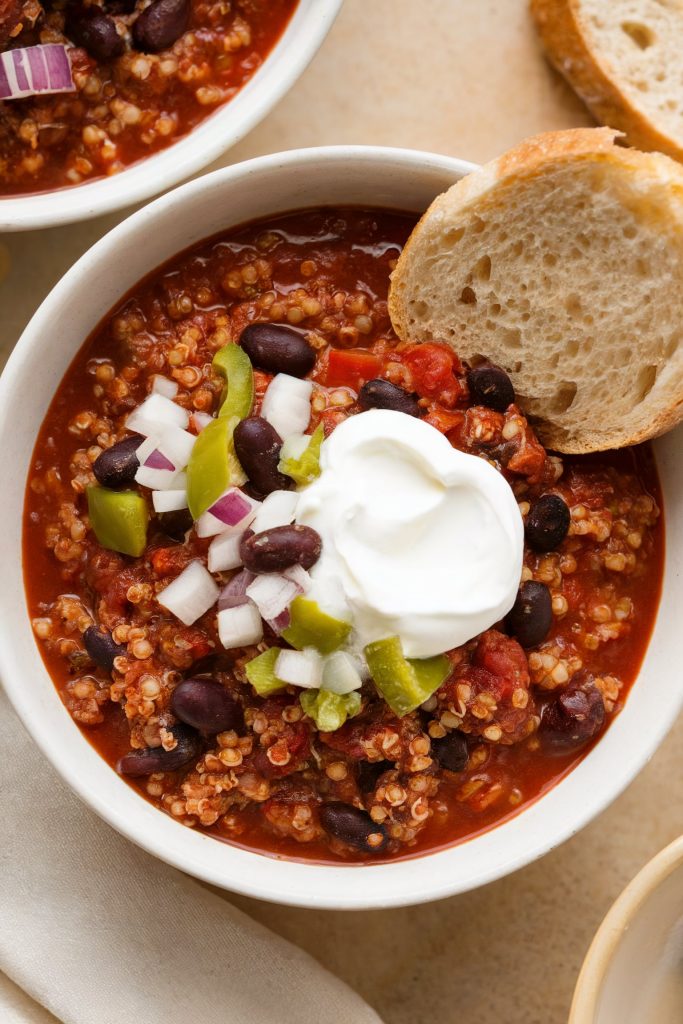 Quinoa and Black Bean Chili