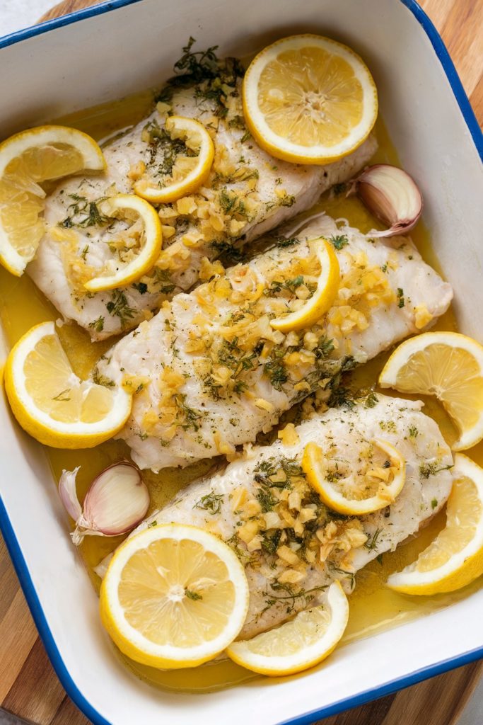 Baked Lemon Garlic Tilapia