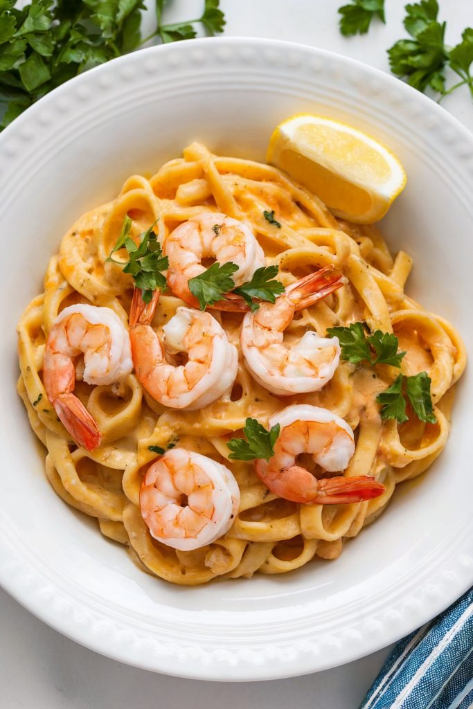 Garlic Butter Shrimp Pasta