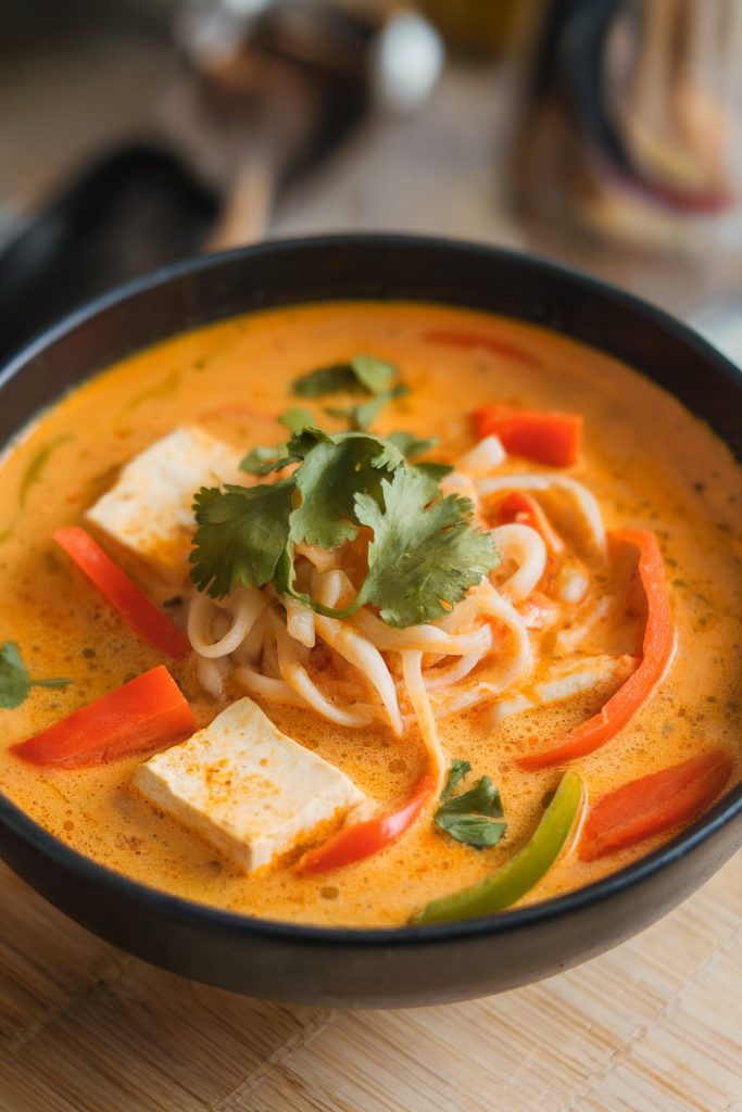 Coconut Curry Soup with Tofu