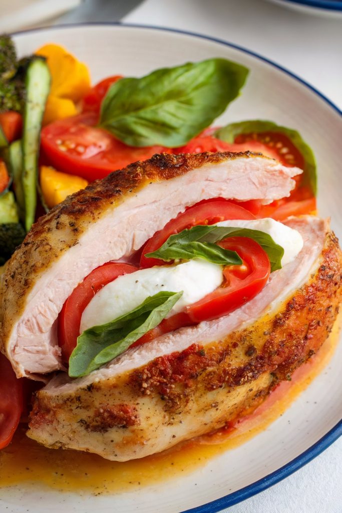 Caprese Stuffed Chicken Breast