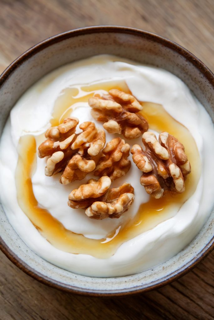 Greek Yogurt with Honey and Walnuts