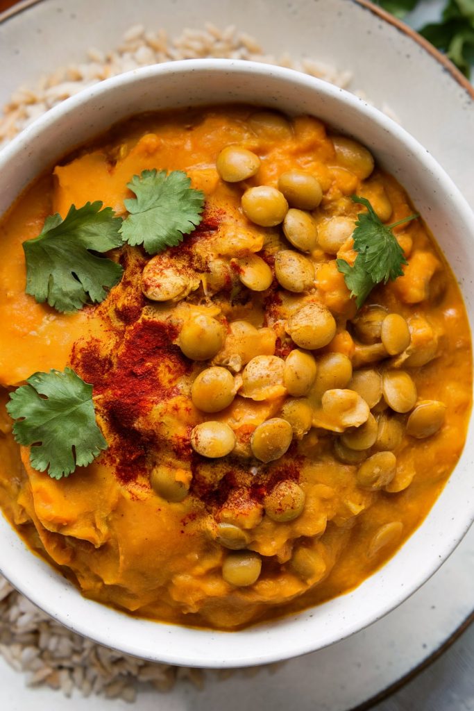Pumpkin and Lentil Curry