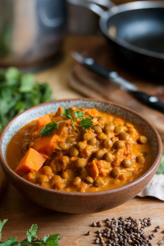 Sweet Potato and Lentil Curry
