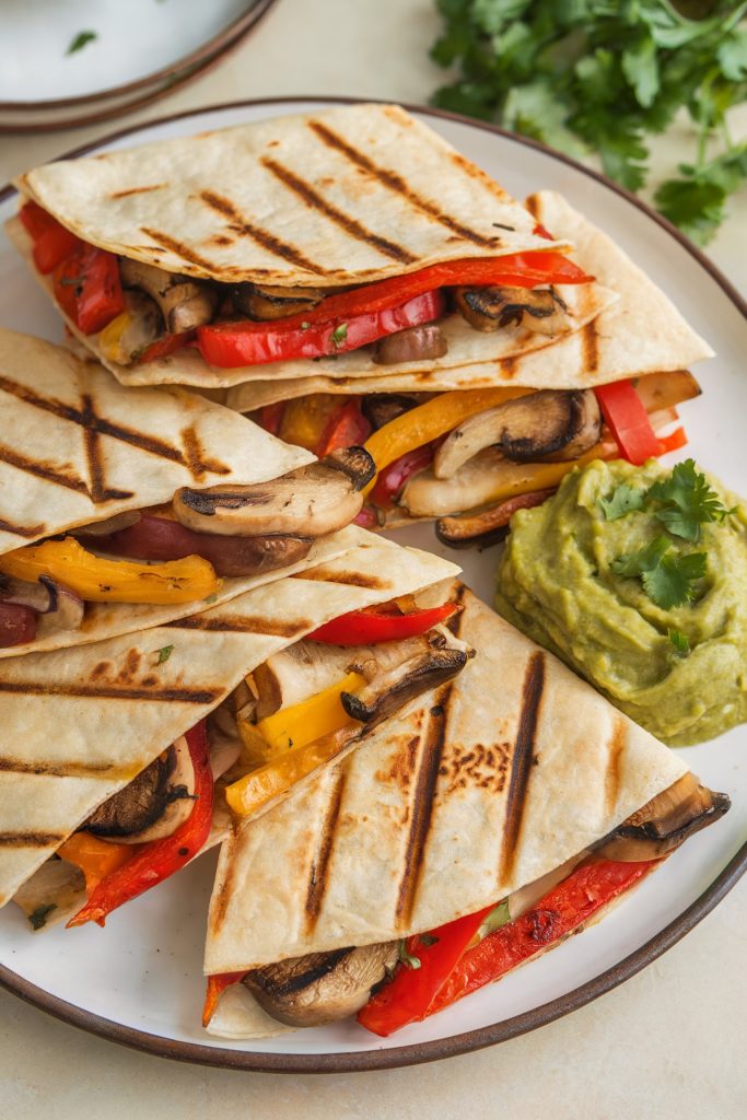 Grilled Vegetable Quesadillas