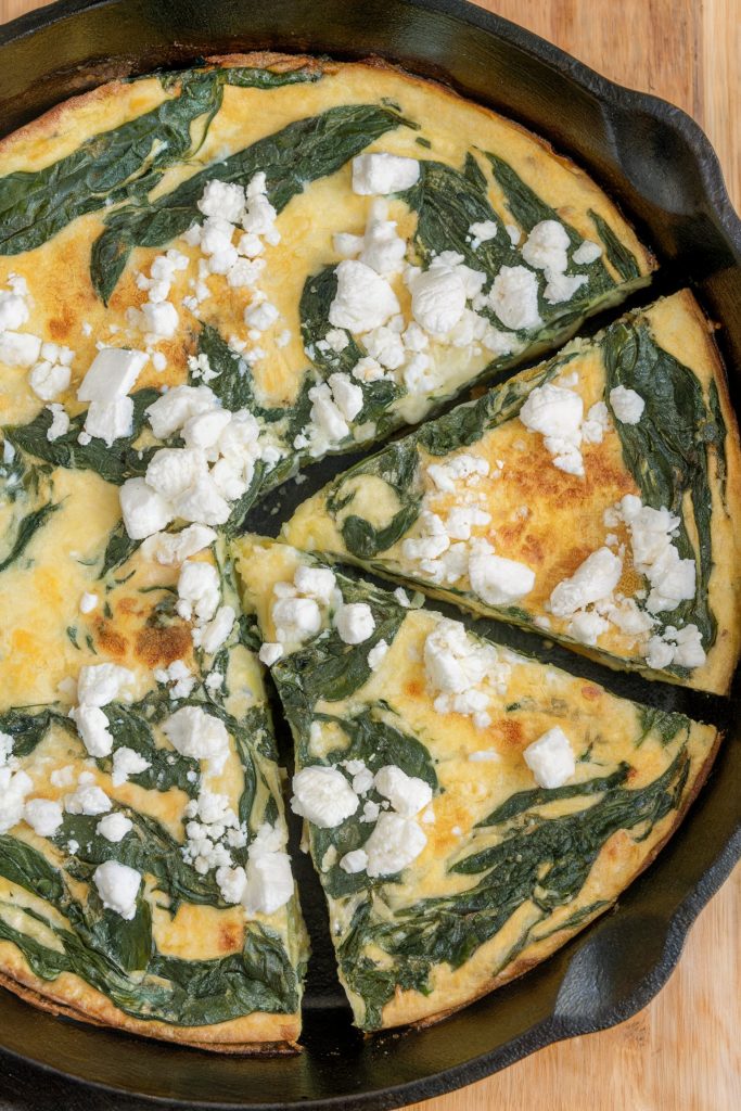 Spinach and Feta Frittata