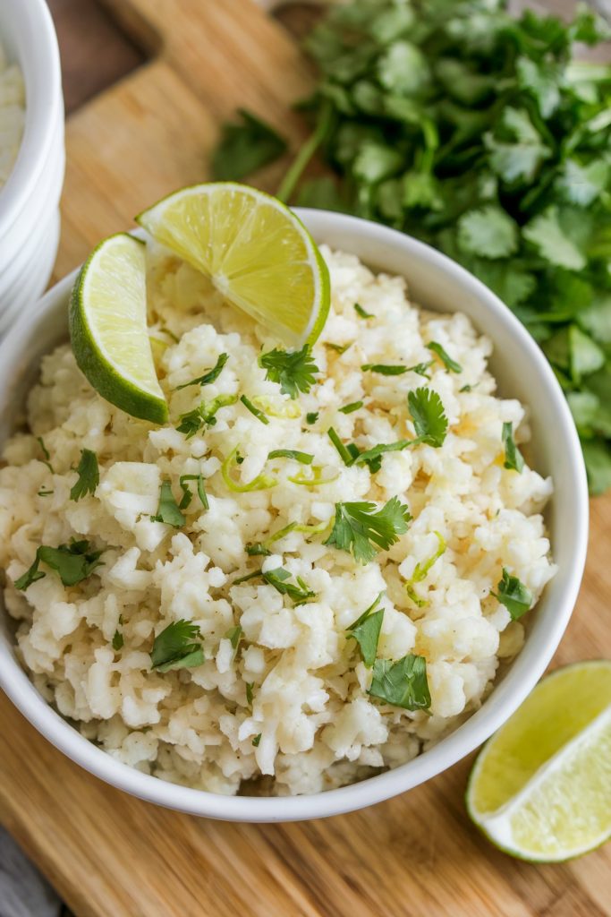 Cilantro Lime Cauliflower Rice