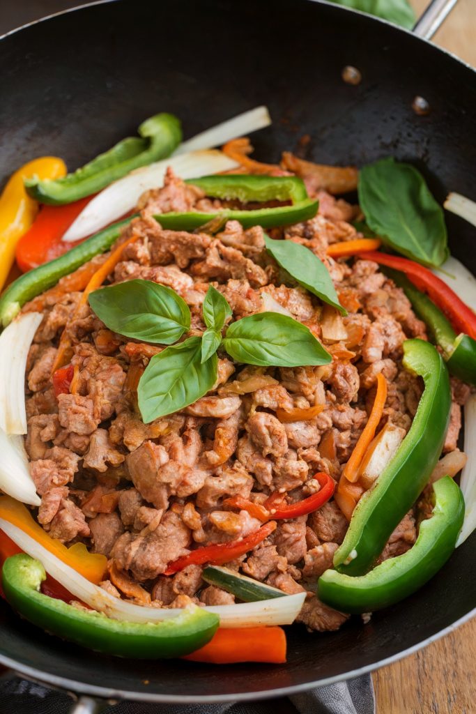 Thai Basil Turkey Stir-fry