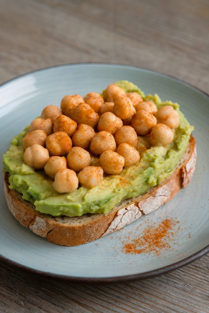 Chickpea Avocado Toast