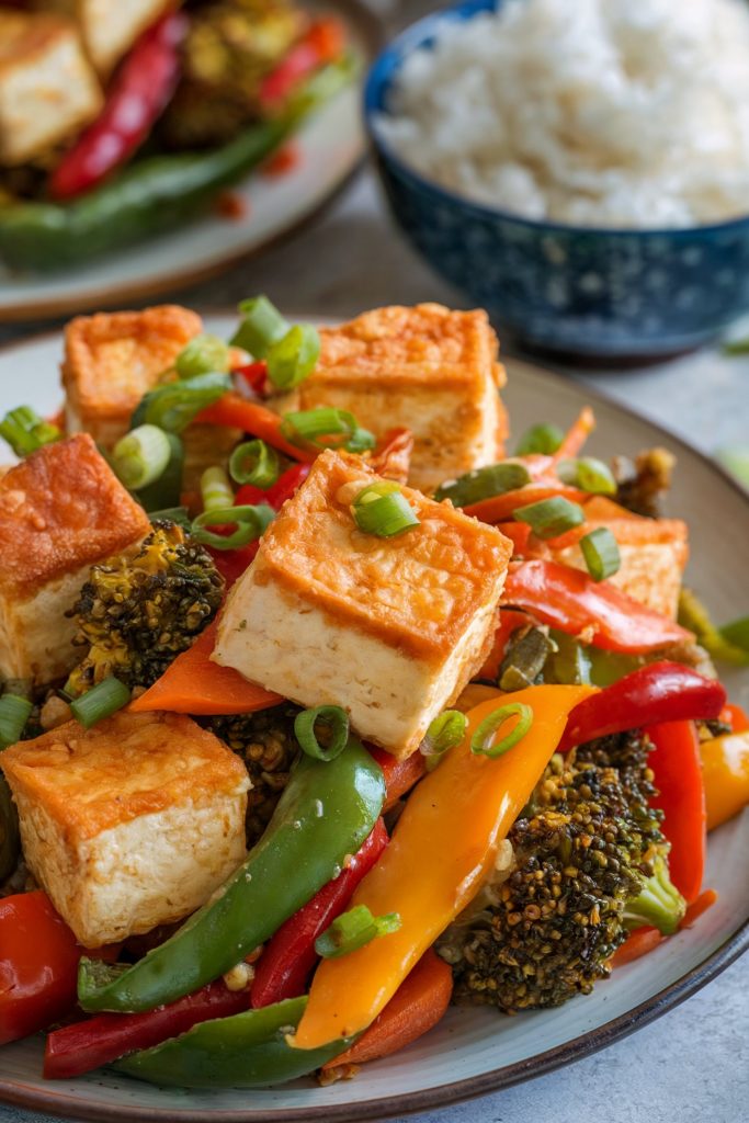 Crispy Tofu with Vegetables