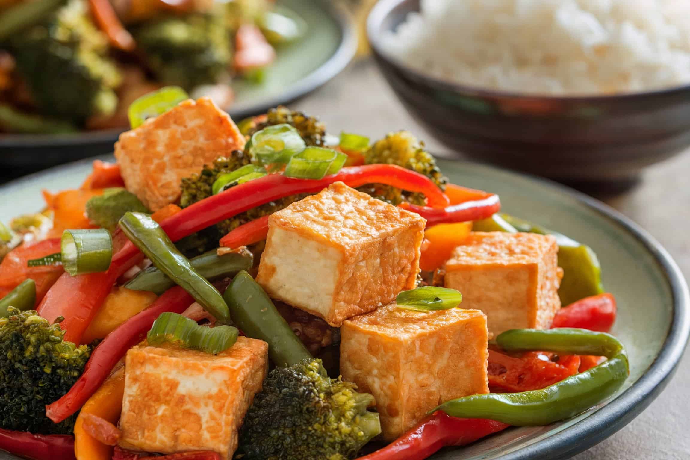 Crispy Tofu with Vegetables