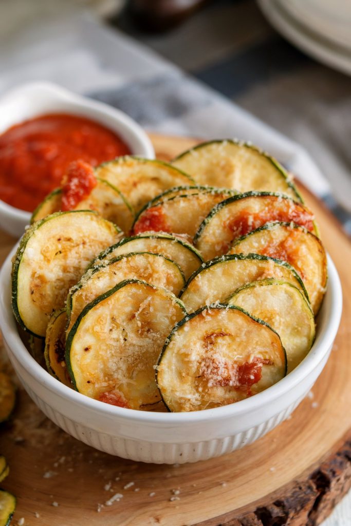 Parmesan Zucchini Chips