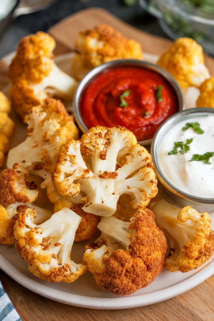 Crispy Baked Cauliflower Bites