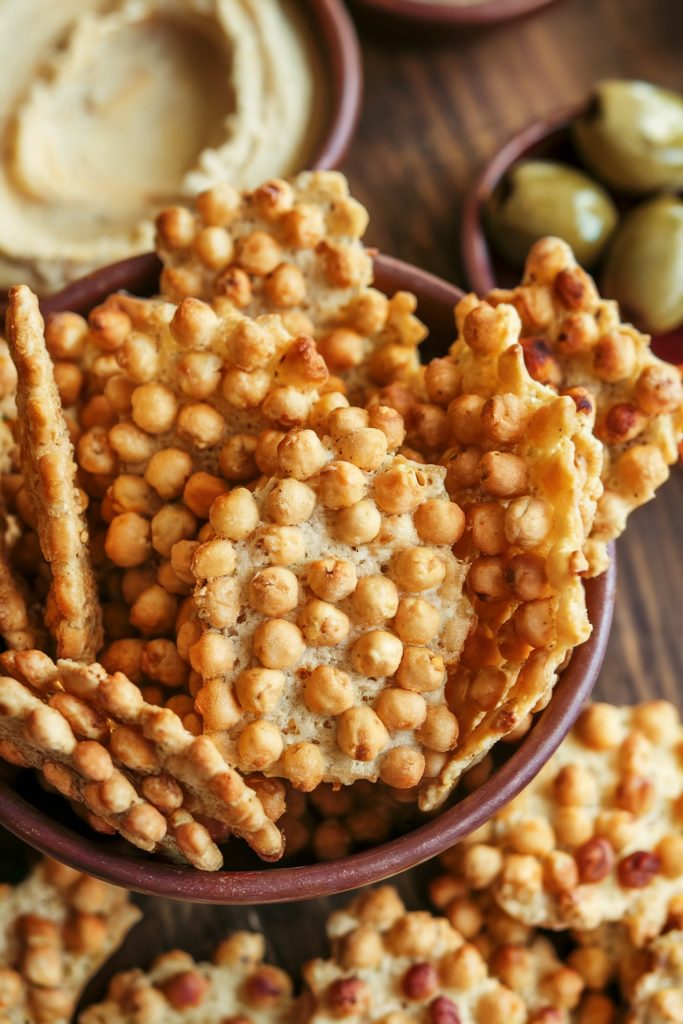 Crispy Chickpea Crackers