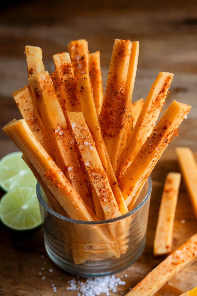 Mango Chili Jicama Sticks