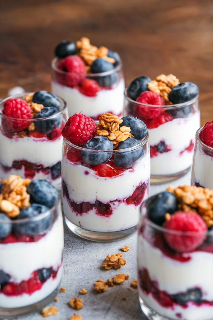 Greek Yogurt Berry Cups